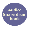 snare drum book audio
